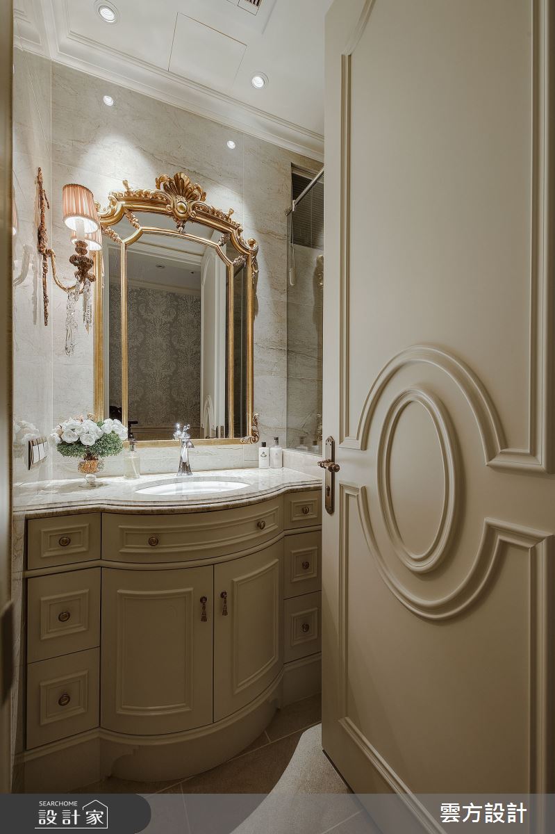 37坪中古屋(5~15年)＿新古典浴室案例圖片＿雲方設計＿雲方_精緻悅目法式奢華之38