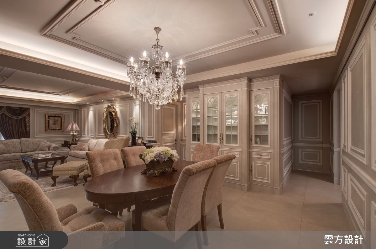 70坪毛胚屋＿新古典餐廳案例圖片＿雲方設計＿雲方_心之所嚮藏玉奢華之7