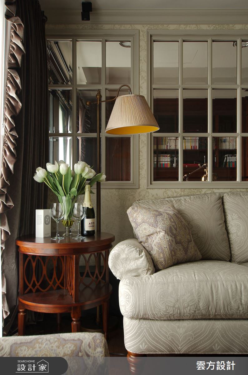 28坪新成屋(5年以下)＿新古典客廳案例圖片＿雲方設計＿雲方_高貴雅致典藏之4