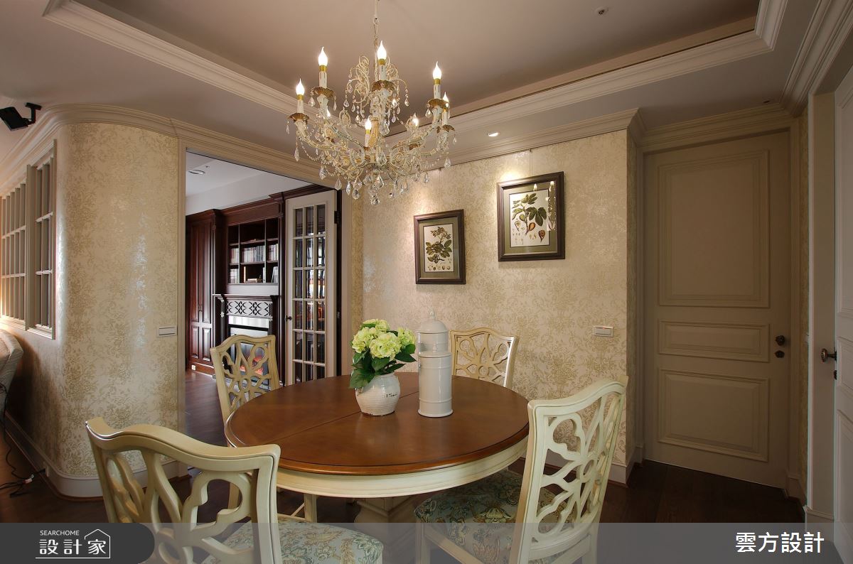 28坪新成屋(5年以下)＿新古典餐廳案例圖片＿雲方設計＿雲方_高貴雅致典藏之7