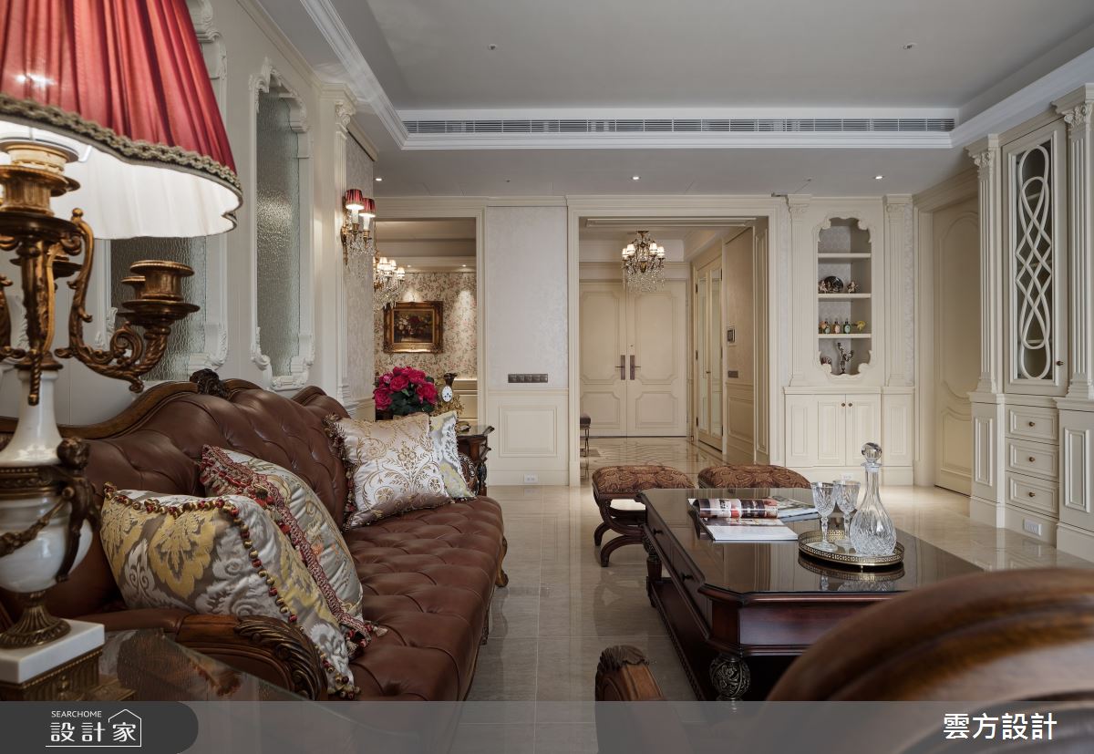 50坪毛胚屋＿新古典客廳案例圖片＿雲方設計＿雲方_視覺饗宴浪漫之8