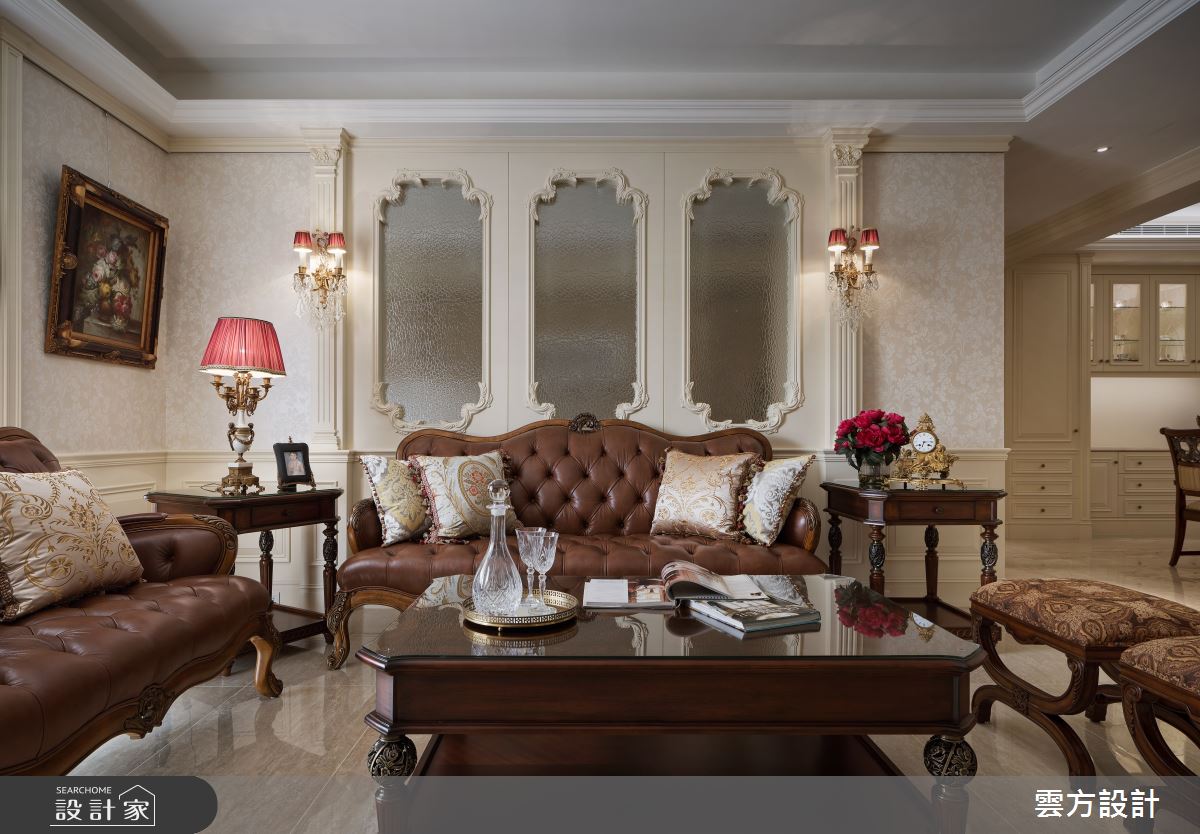 50坪毛胚屋＿新古典客廳案例圖片＿雲方設計＿雲方_視覺饗宴浪漫之10