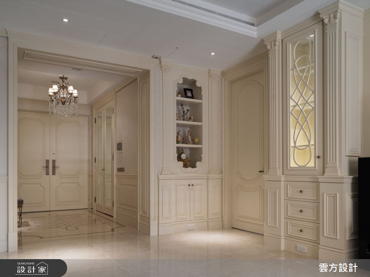 50坪毛胚屋＿新古典玄關案例圖片＿雲方設計＿雲方_視覺饗宴浪漫之11