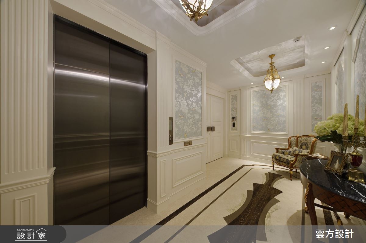65坪毛胚屋＿新古典玄關案例圖片＿雲方設計＿雲方_日光徐徐朗誦法式之4