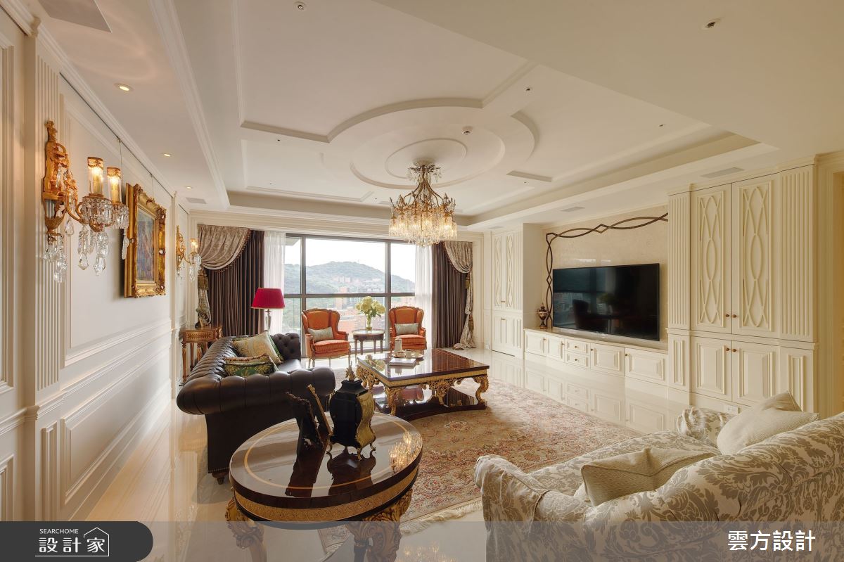 65坪毛胚屋＿新古典客廳案例圖片＿雲方設計＿雲方_日光徐徐朗誦法式之10