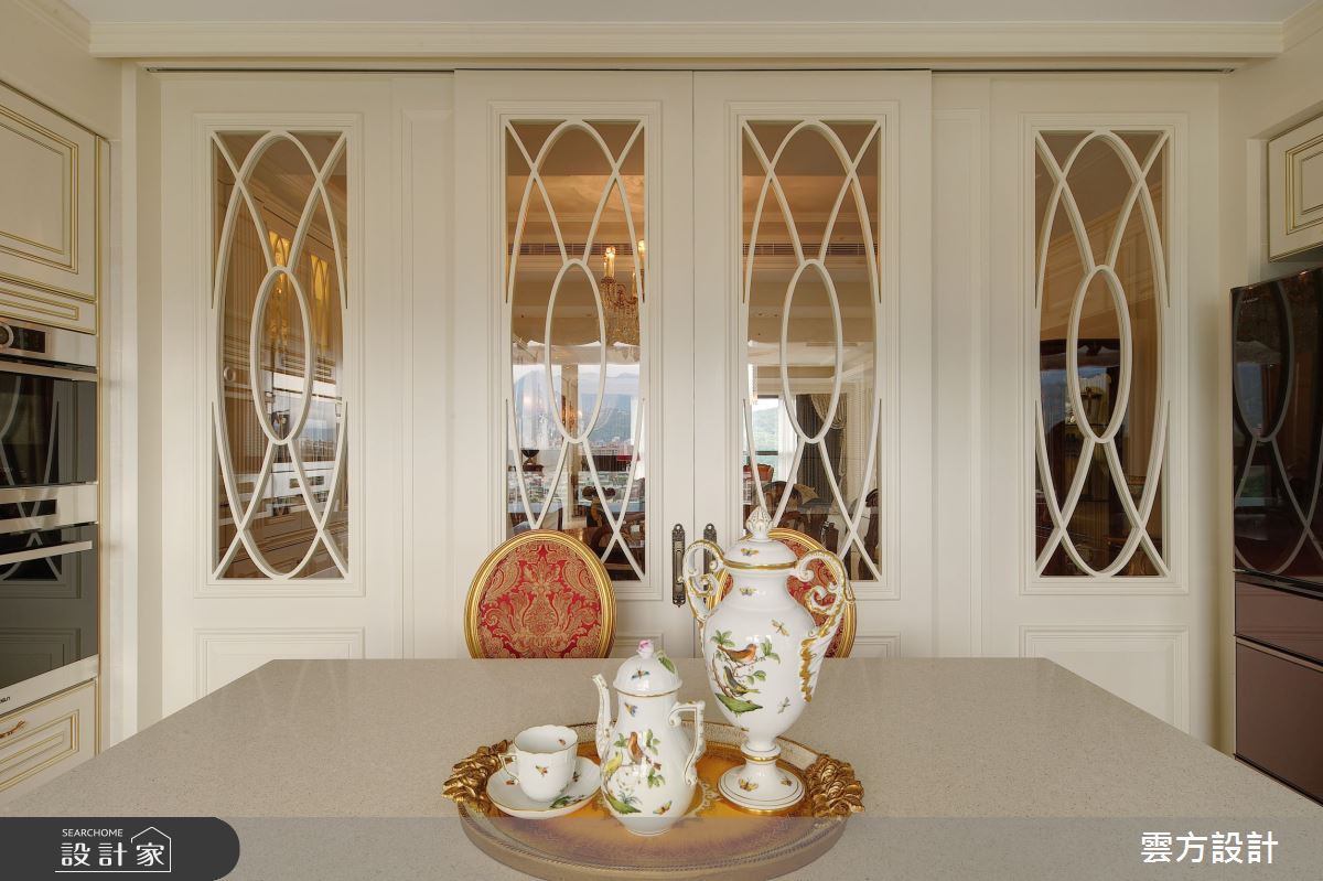 65坪毛胚屋＿新古典廚房中島案例圖片＿雲方設計＿雲方_日光徐徐朗誦法式之30