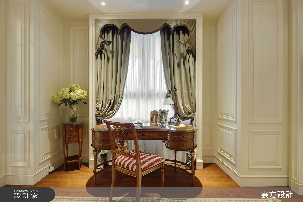 65坪毛胚屋＿新古典臥室案例圖片＿雲方設計＿雲方_日光徐徐朗誦法式之36