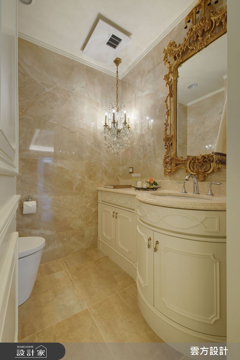 65坪毛胚屋＿新古典浴室案例圖片＿雲方設計＿雲方_日光徐徐朗誦法式之57