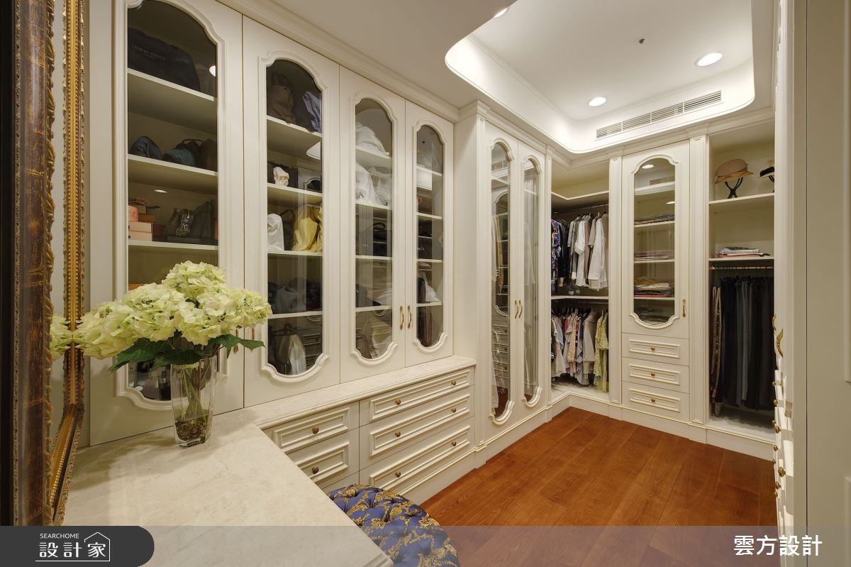 65坪毛胚屋＿新古典更衣間案例圖片＿雲方設計＿雲方_日光徐徐朗誦法式之41