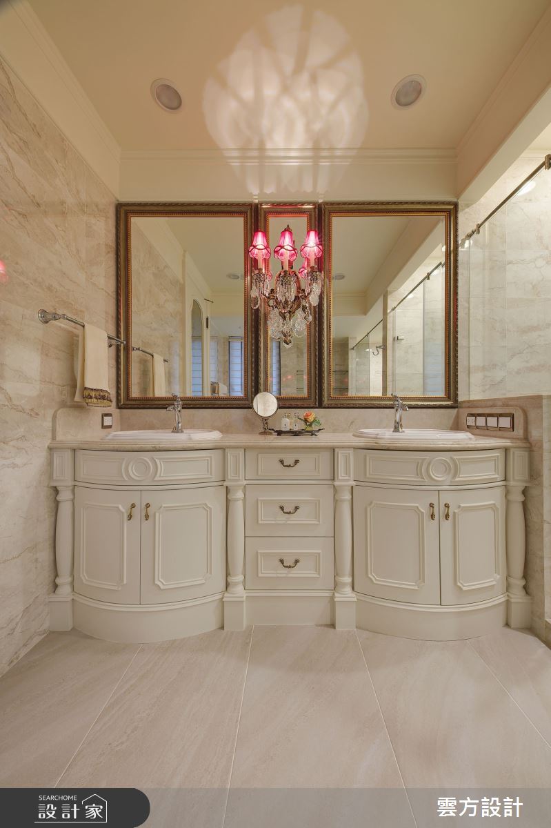 65坪毛胚屋＿新古典浴室案例圖片＿雲方設計＿雲方_日光徐徐朗誦法式之46