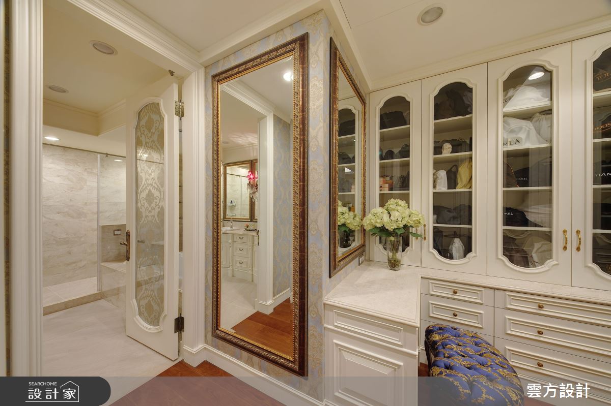 65坪毛胚屋＿新古典更衣間浴室案例圖片＿雲方設計＿雲方_日光徐徐朗誦法式之43