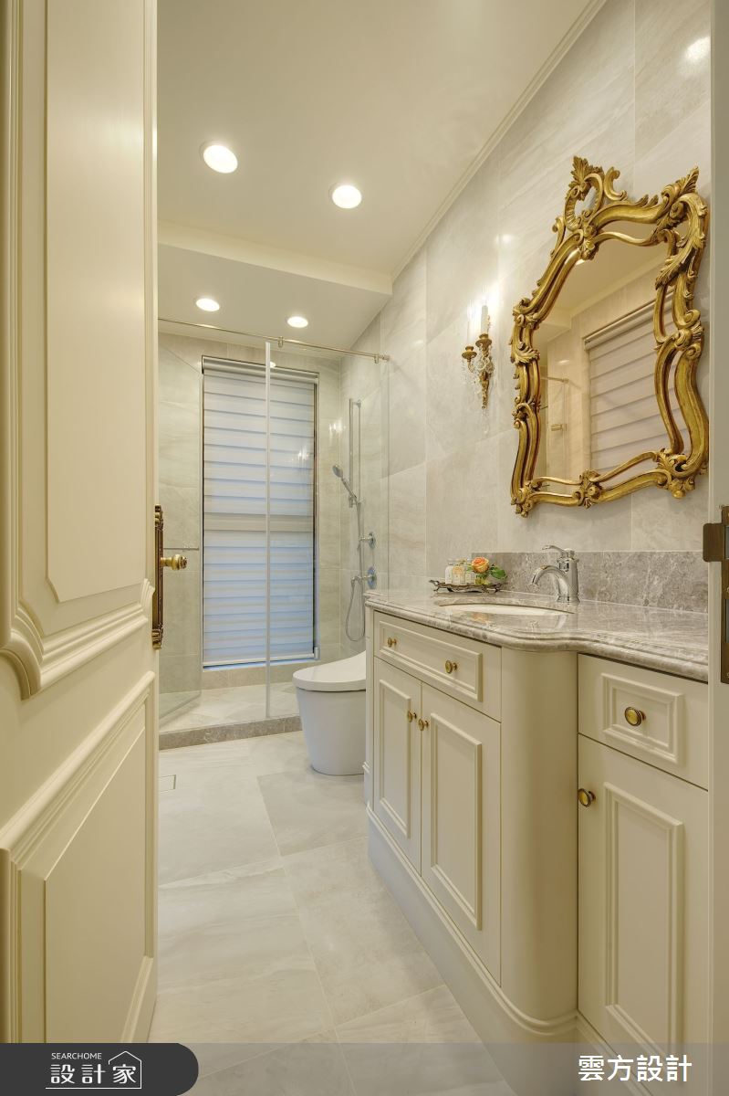 65坪毛胚屋＿新古典浴室案例圖片＿雲方設計＿雲方_日光徐徐朗誦法式之56