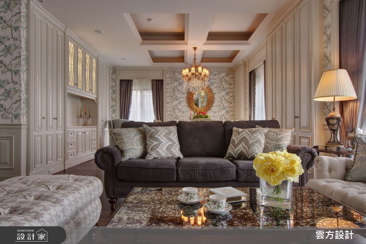 100坪毛胚屋＿新古典客廳案例圖片＿雲方設計＿雲方_溫潤如詩新古典縈繞之6