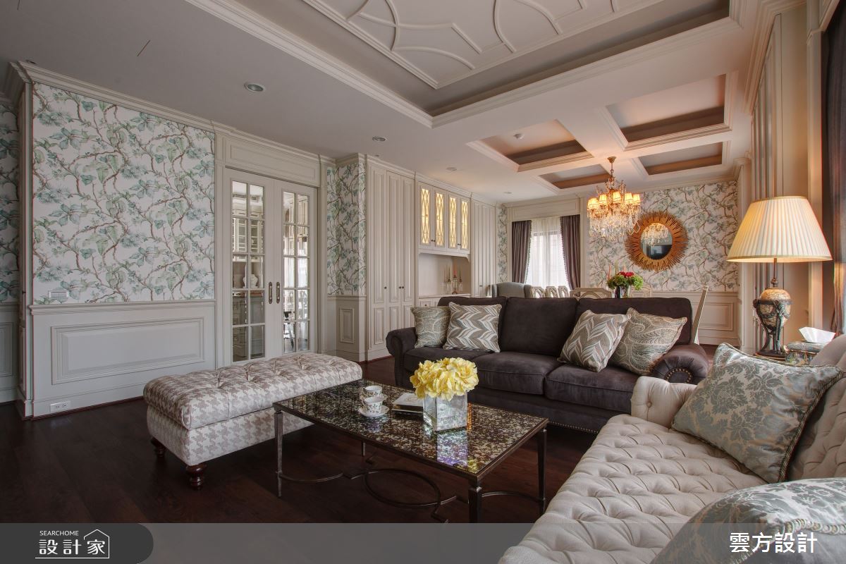 100坪毛胚屋＿新古典客廳案例圖片＿雲方設計＿雲方_溫潤如詩新古典縈繞之7