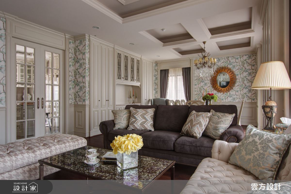 100坪毛胚屋＿新古典客廳案例圖片＿雲方設計＿雲方_溫潤如詩新古典縈繞之8