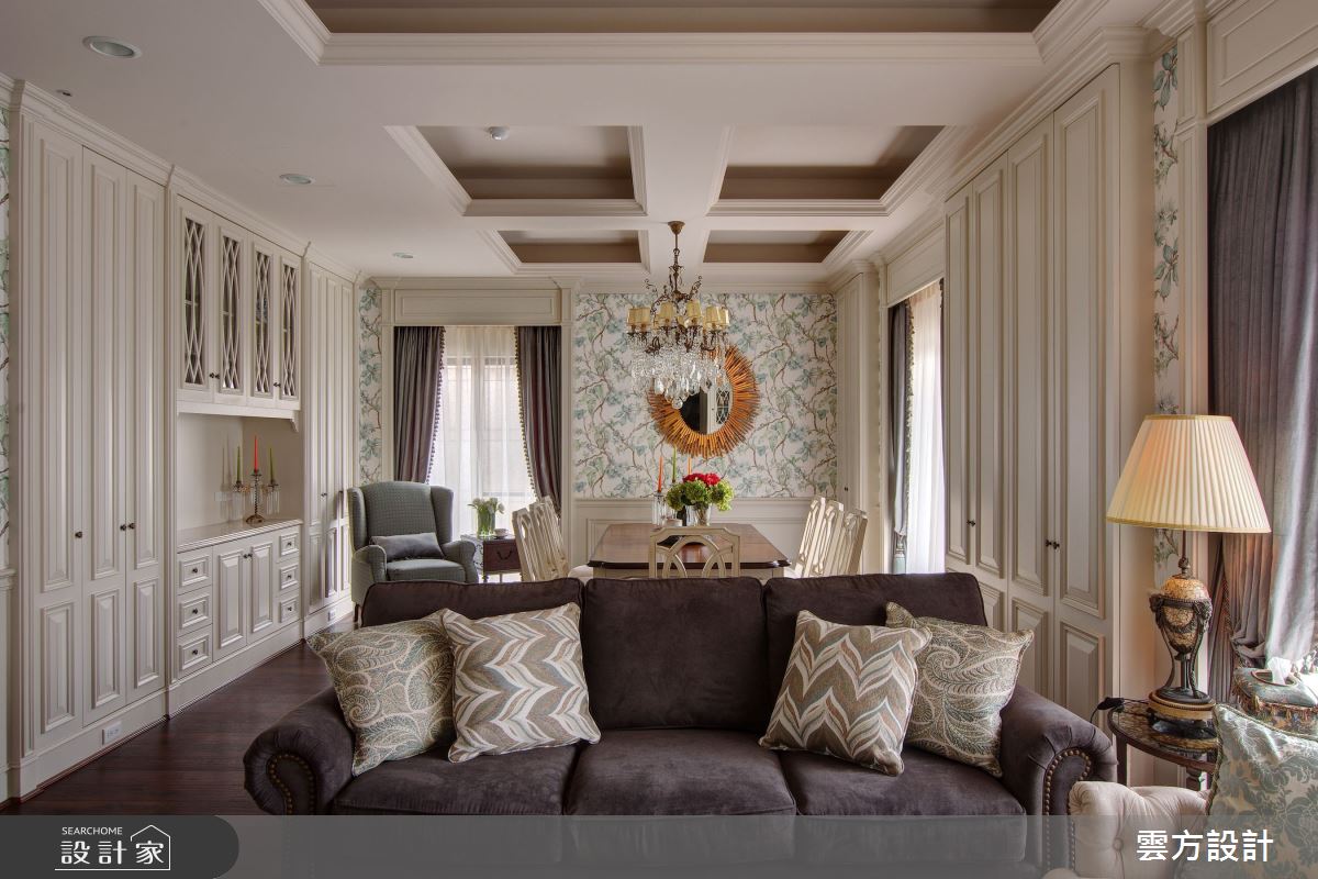 100坪毛胚屋＿新古典客廳餐廳案例圖片＿雲方設計＿雲方_溫潤如詩新古典縈繞之11