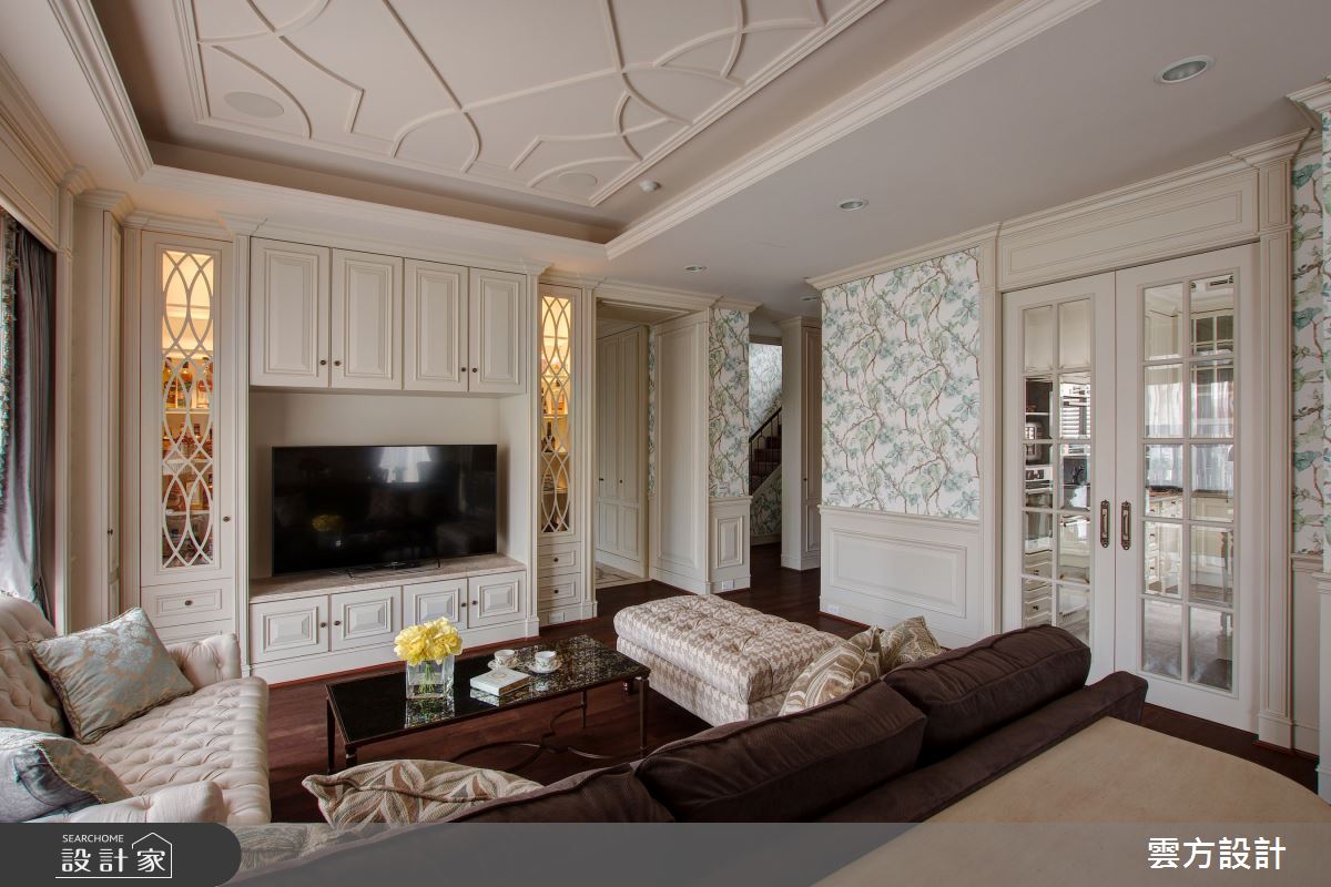 100坪毛胚屋＿新古典客廳案例圖片＿雲方設計＿雲方_溫潤如詩新古典縈繞之14