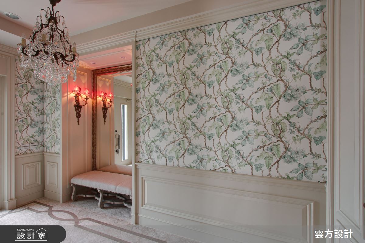 100坪毛胚屋＿新古典玄關案例圖片＿雲方設計＿雲方_溫潤如詩新古典縈繞之3