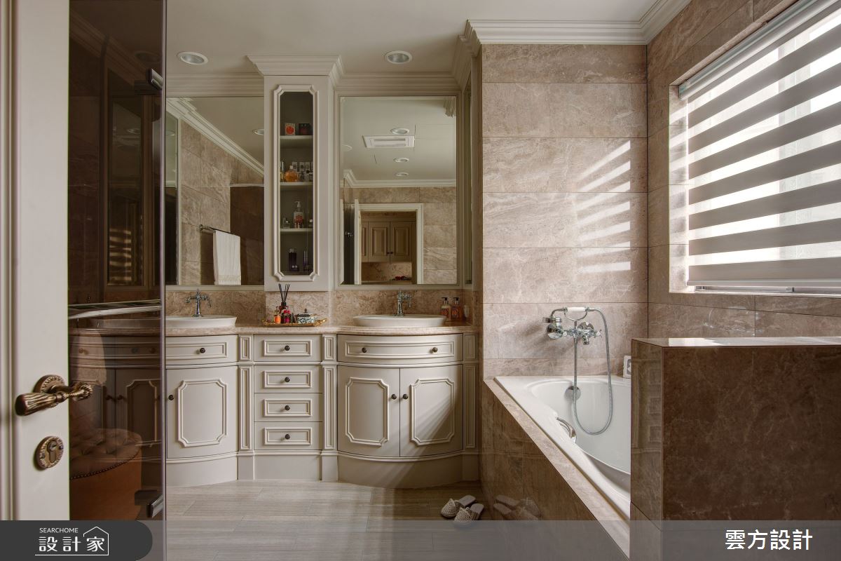 100坪毛胚屋＿新古典浴室案例圖片＿雲方設計＿雲方_溫潤如詩新古典縈繞之37