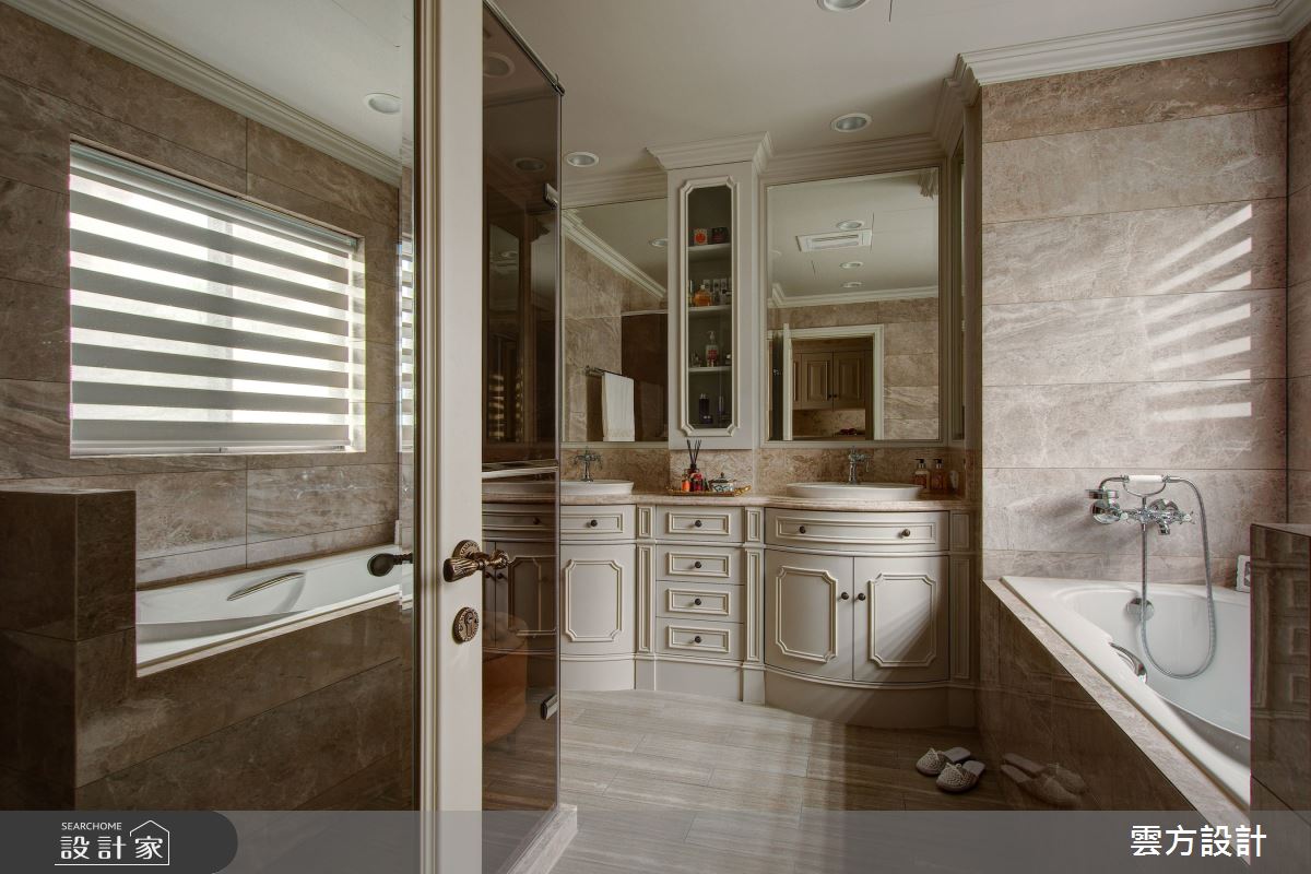 100坪毛胚屋＿新古典浴室案例圖片＿雲方設計＿雲方_溫潤如詩新古典縈繞之38