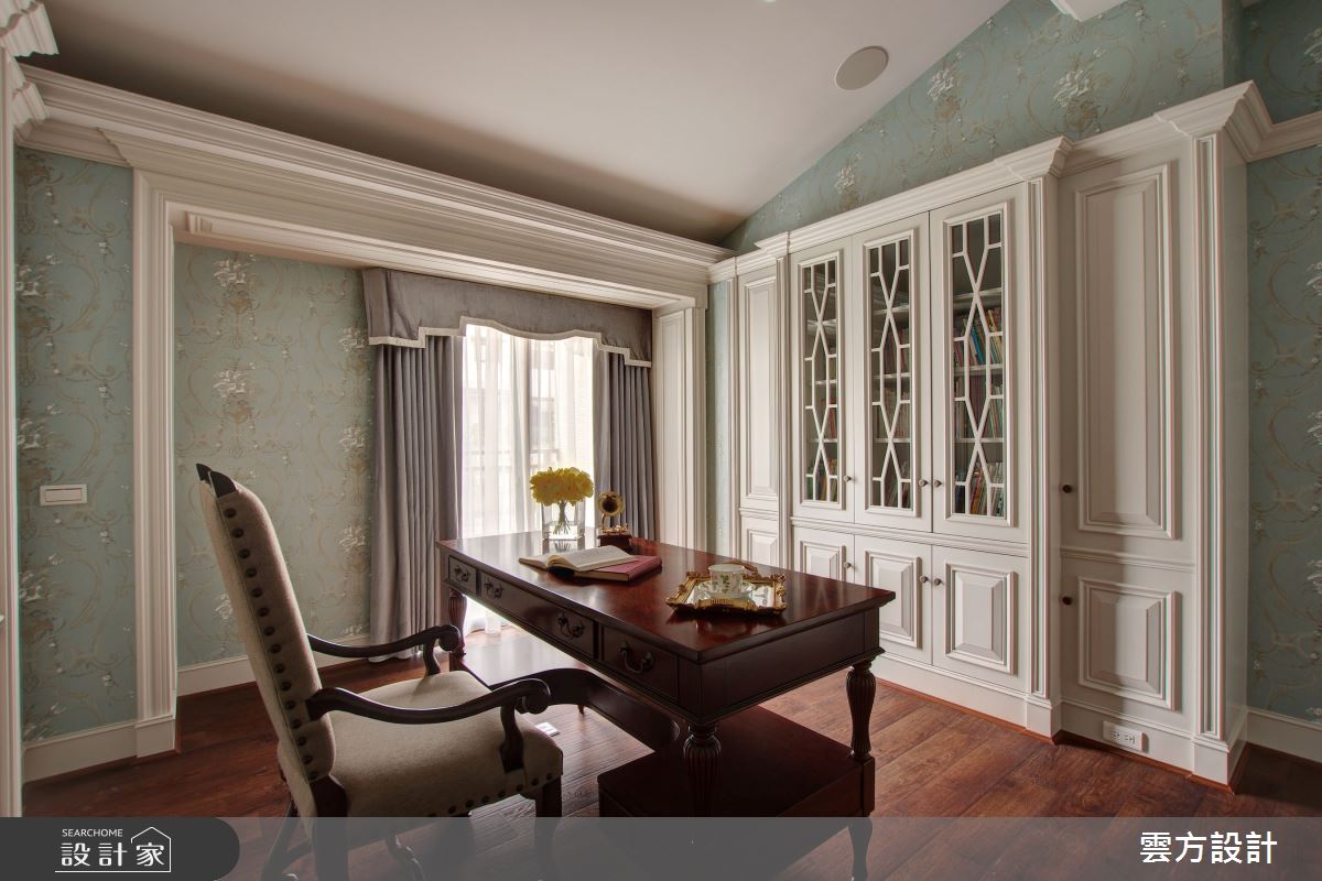 100坪毛胚屋＿新古典書房案例圖片＿雲方設計＿雲方_溫潤如詩新古典縈繞之44