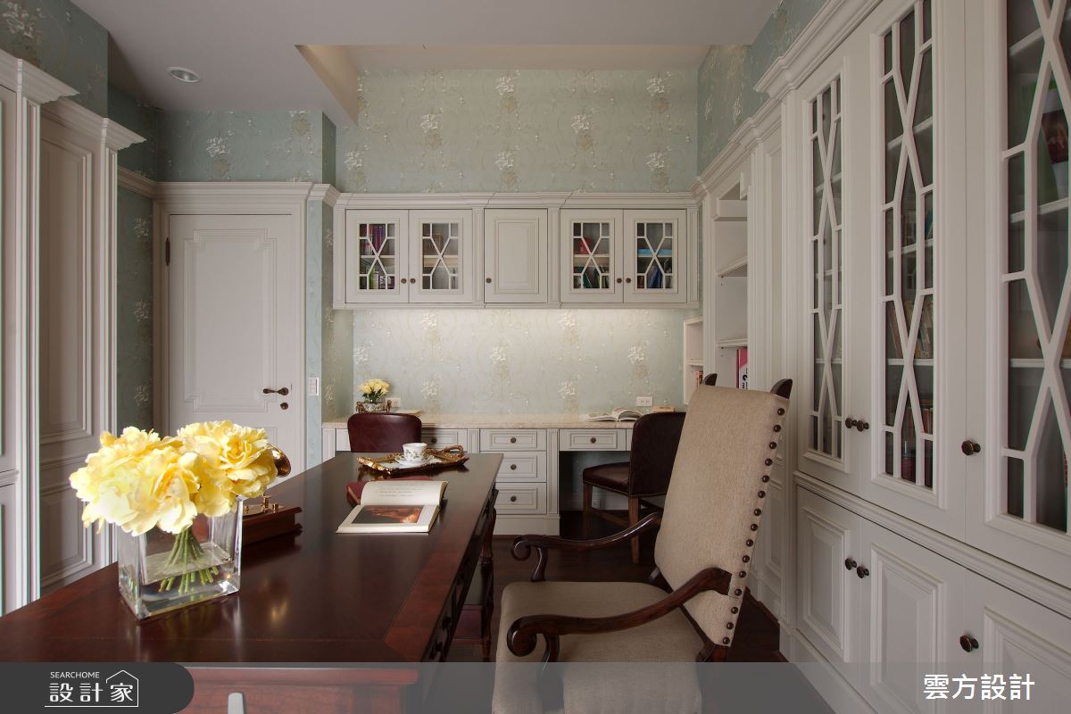 100坪毛胚屋＿新古典書房案例圖片＿雲方設計＿雲方_溫潤如詩新古典縈繞之45