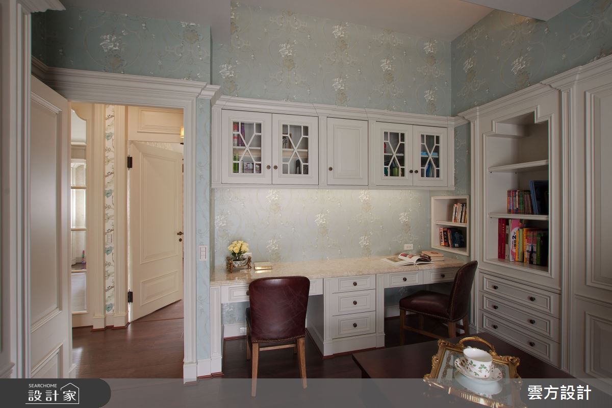 100坪毛胚屋＿新古典書房案例圖片＿雲方設計＿雲方_溫潤如詩新古典縈繞之46