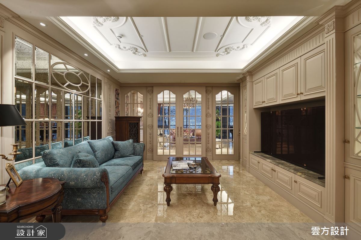 100坪毛胚屋＿新古典多功能室案例圖片＿雲方設計＿雲方_藝術典藏奢華氣韻之13