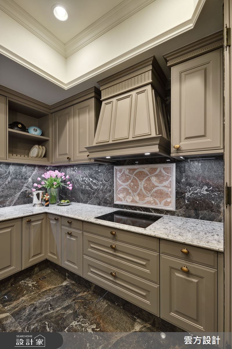 100坪毛胚屋＿新古典廚房案例圖片＿雲方設計＿雲方_藝術典藏奢華氣韻之27