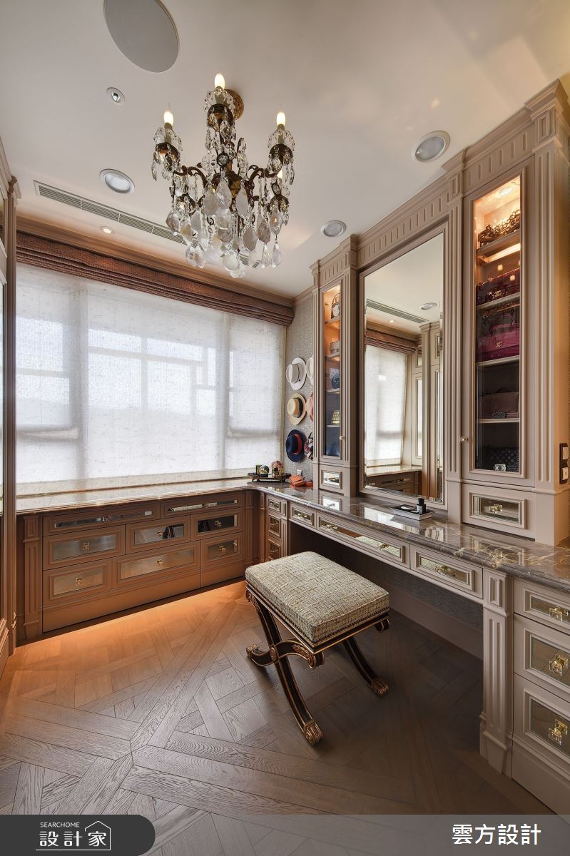 100坪毛胚屋＿新古典更衣間案例圖片＿雲方設計＿雲方_藝術典藏奢華氣韻之68