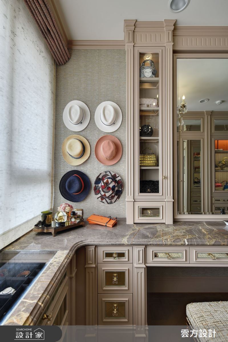 100坪毛胚屋＿新古典更衣間案例圖片＿雲方設計＿雲方_藝術典藏奢華氣韻之69