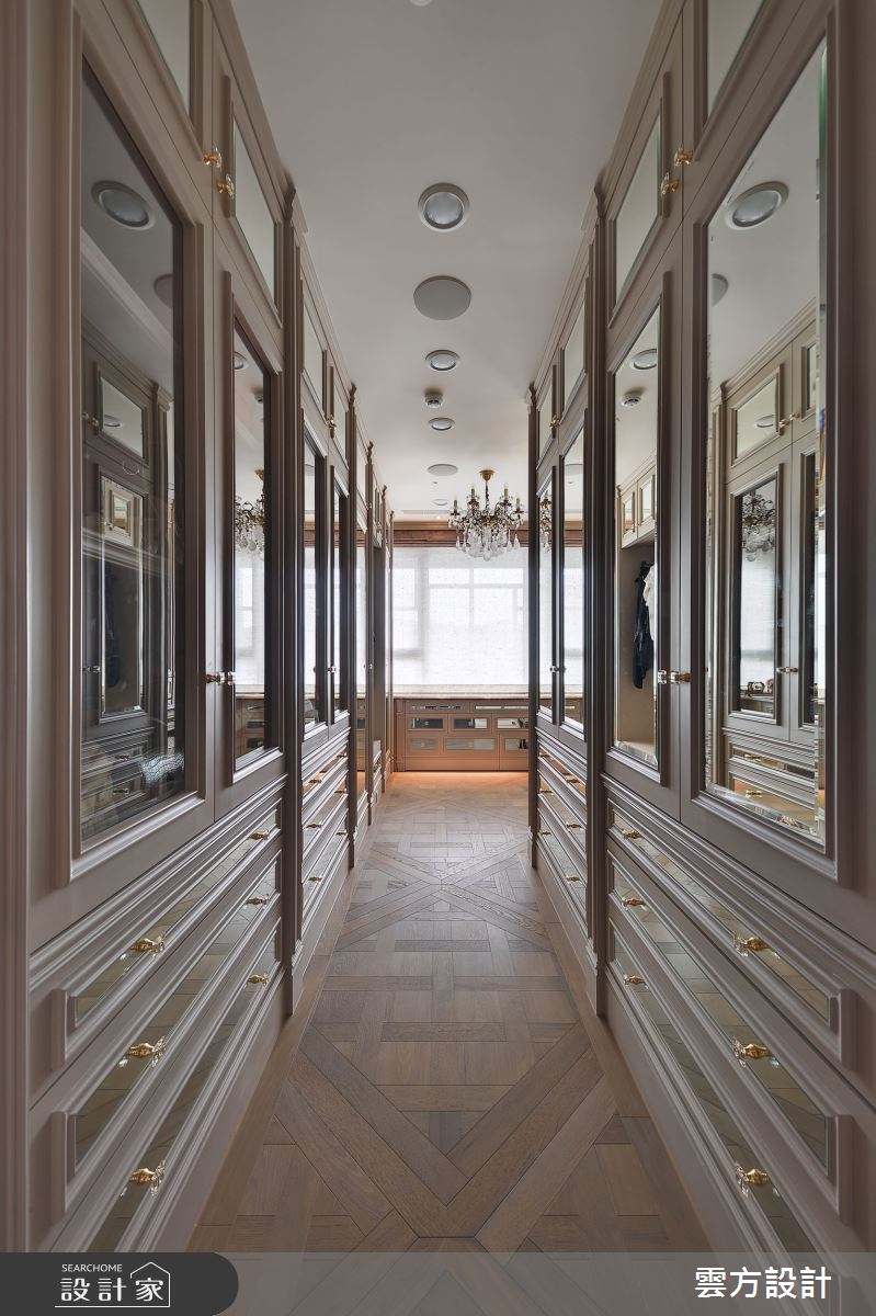 100坪毛胚屋＿新古典更衣間案例圖片＿雲方設計＿雲方_藝術典藏奢華氣韻之67
