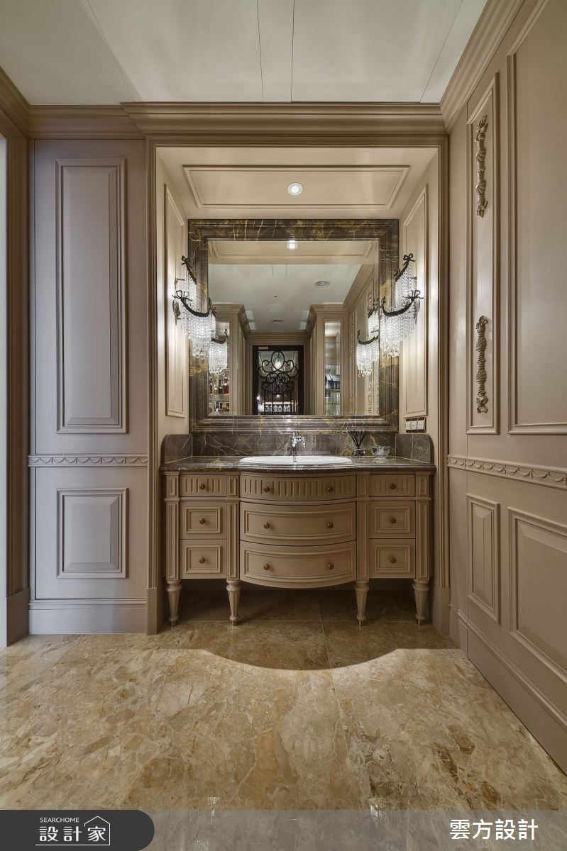 100坪毛胚屋＿新古典浴室案例圖片＿雲方設計＿雲方_藝術典藏奢華氣韻之46