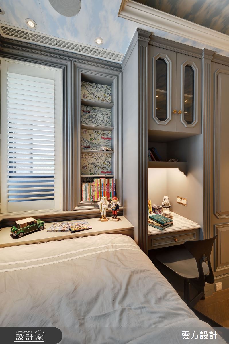 100坪毛胚屋＿新古典兒童房兒童房案例圖片＿雲方設計＿雲方_藝術典藏奢華氣韻之81
