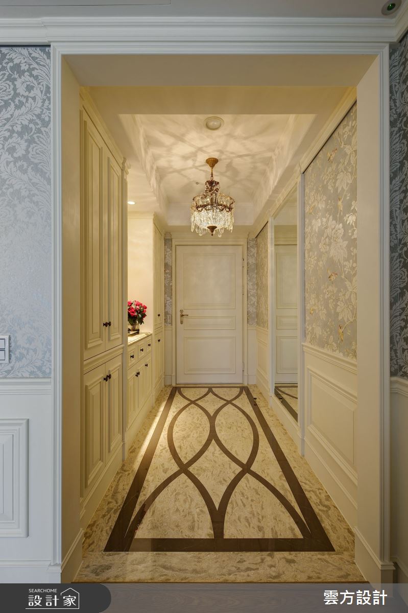 30坪新成屋(5年以下)＿新古典玄關案例圖片＿雲方設計＿雲方_美學主張精緻新古典之1