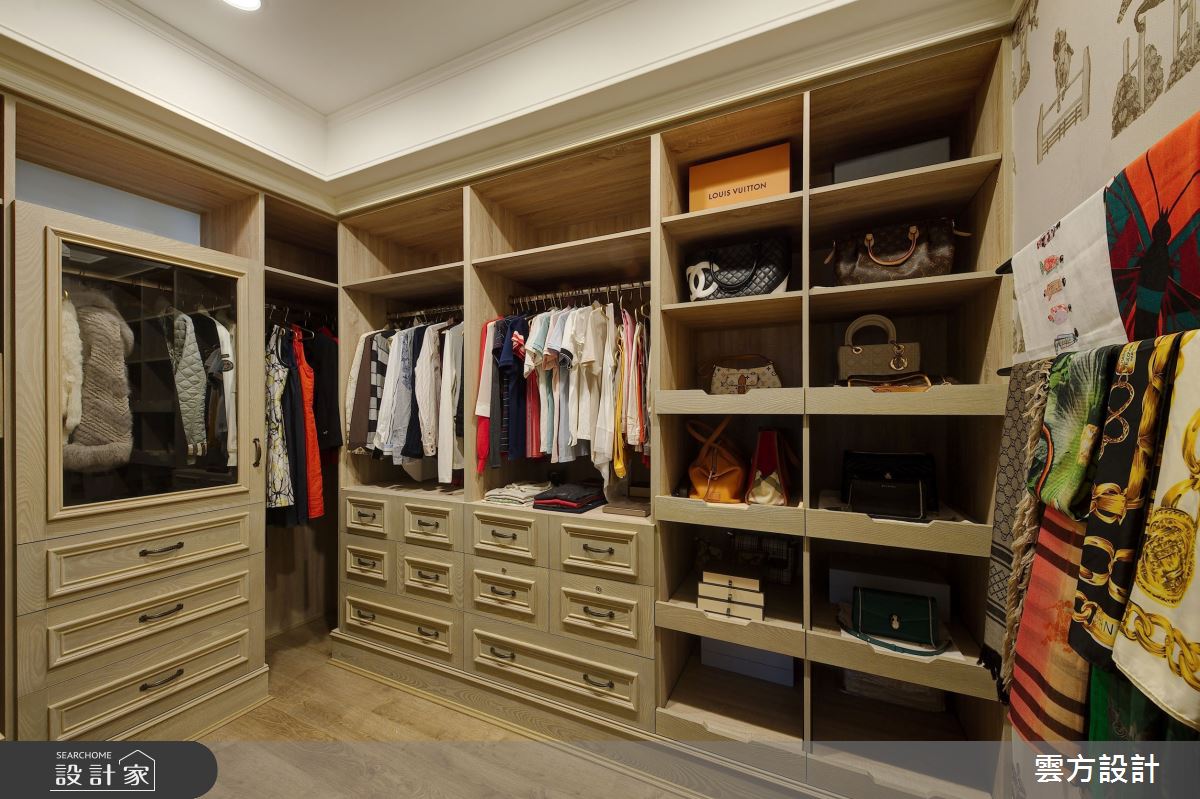 30坪新成屋(5年以下)＿新古典更衣間案例圖片＿雲方設計＿雲方_美學主張精緻新古典之14
