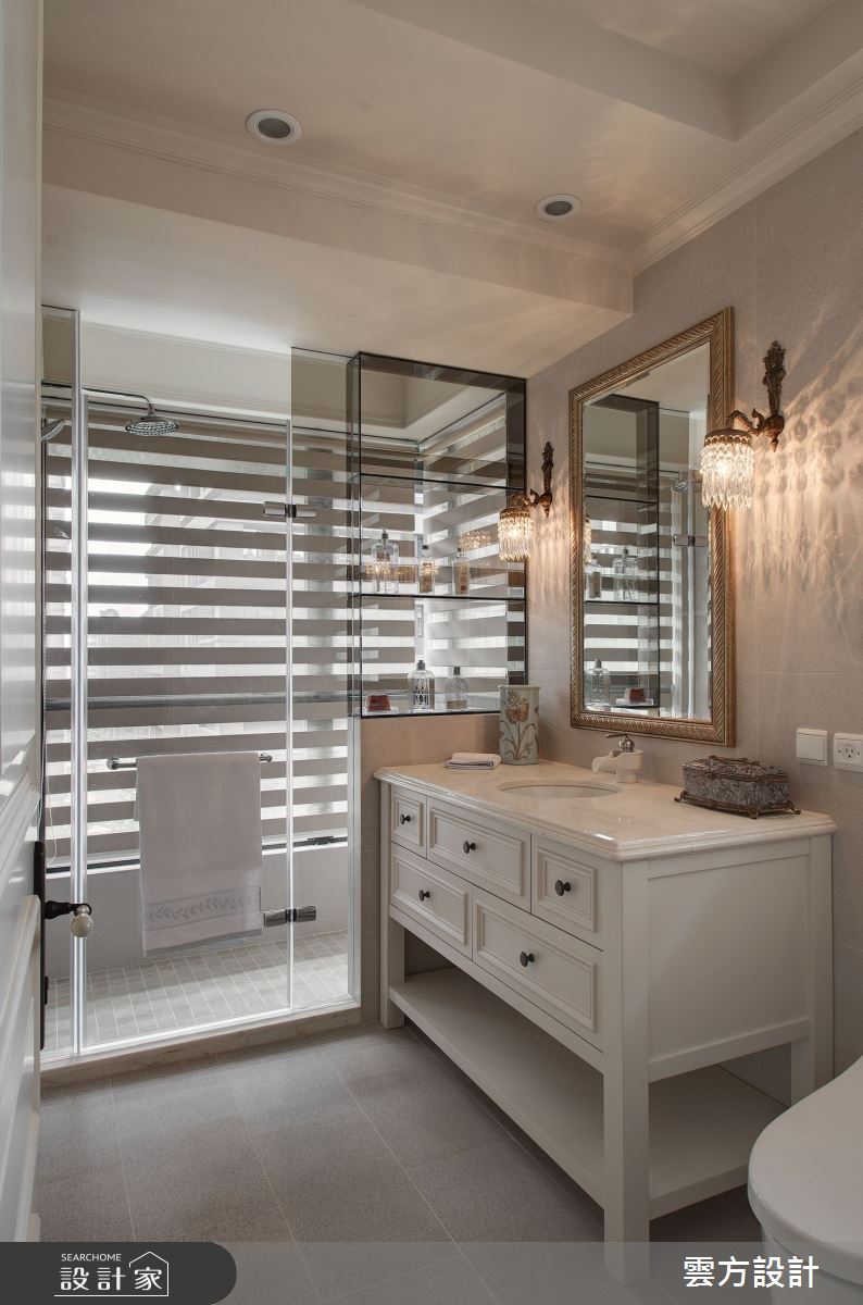 40坪毛胚屋＿美式風浴室案例圖片＿雲方設計＿雲方_隨興優雅灑脫美式之22