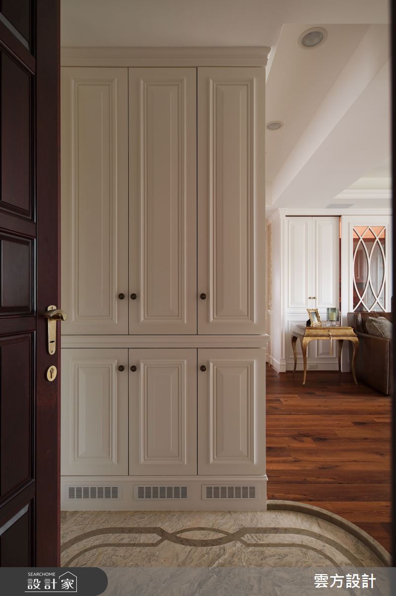 35坪中古屋(5~15年)＿新古典玄關案例圖片＿雲方設計＿雲方_雋永沉穩不朽新古典之2