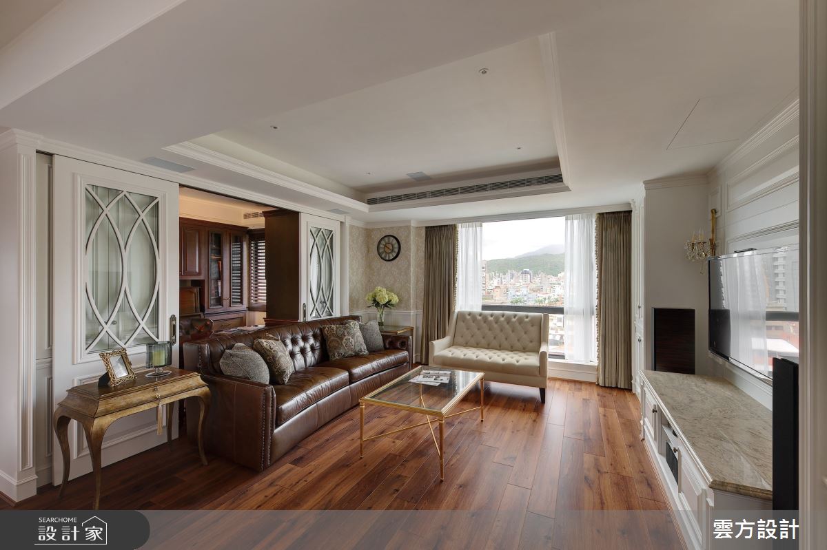 35坪中古屋(5~15年)＿新古典客廳案例圖片＿雲方設計＿雲方_雋永沉穩不朽新古典之6