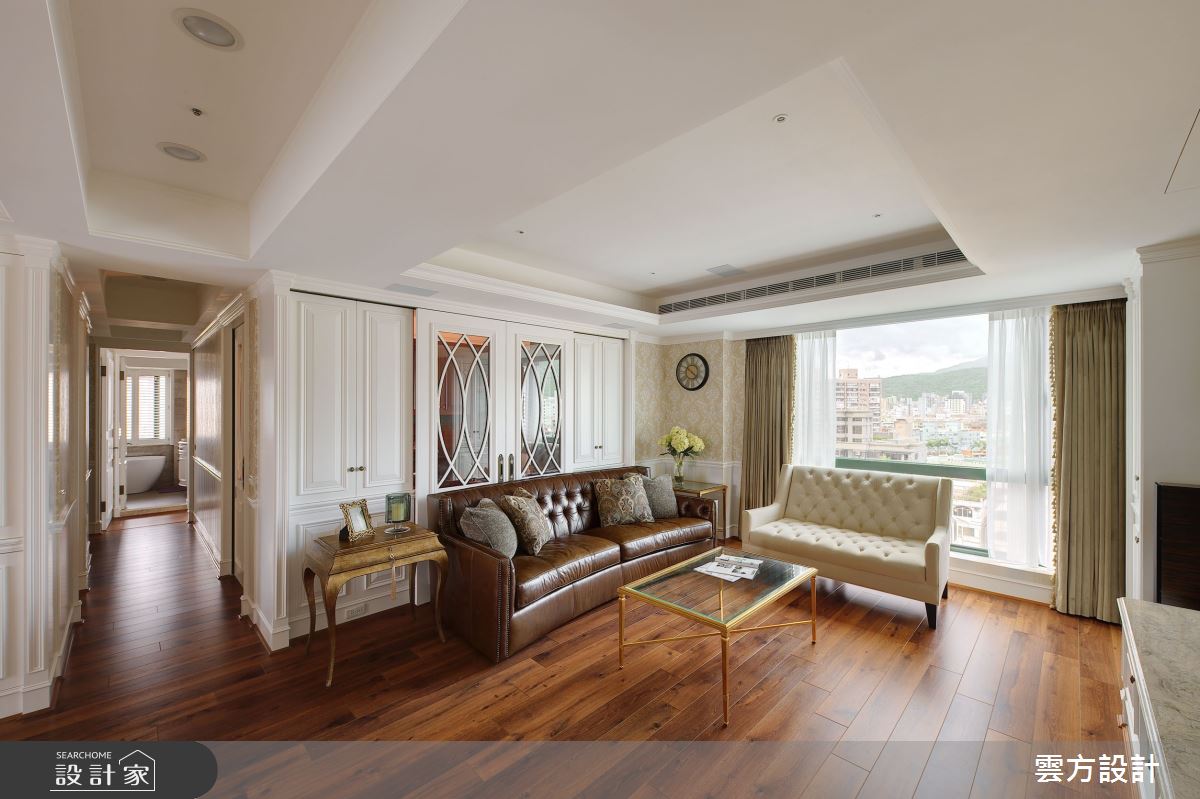 35坪中古屋(5~15年)＿新古典客廳走廊案例圖片＿雲方設計＿雲方_雋永沉穩不朽新古典之9