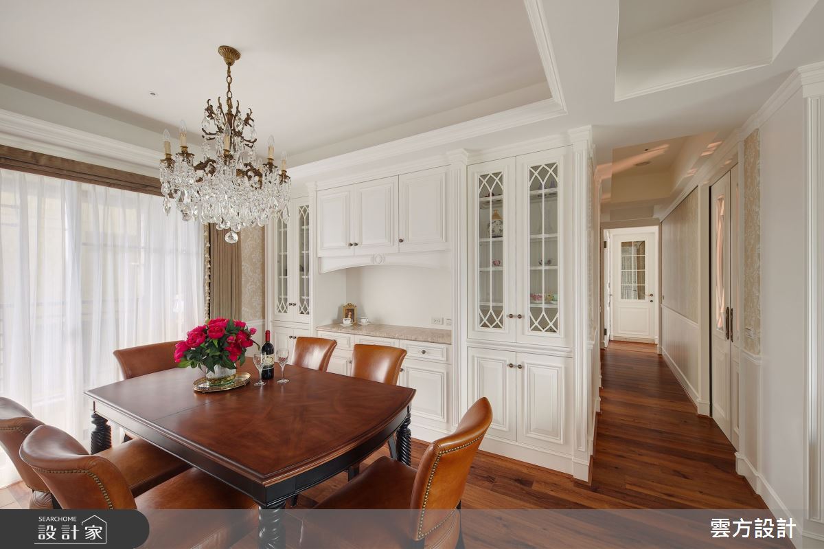35坪中古屋(5~15年)＿新古典餐廳走廊案例圖片＿雲方設計＿雲方_雋永沉穩不朽新古典之14