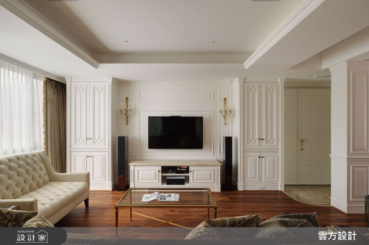 35坪中古屋(5~15年)＿新古典客廳案例圖片＿雲方設計＿雲方_雋永沉穩不朽新古典之10