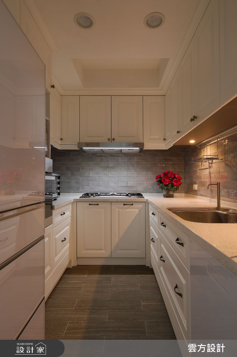 35坪中古屋(5~15年)＿新古典廚房案例圖片＿雲方設計＿雲方_雋永沉穩不朽新古典之15
