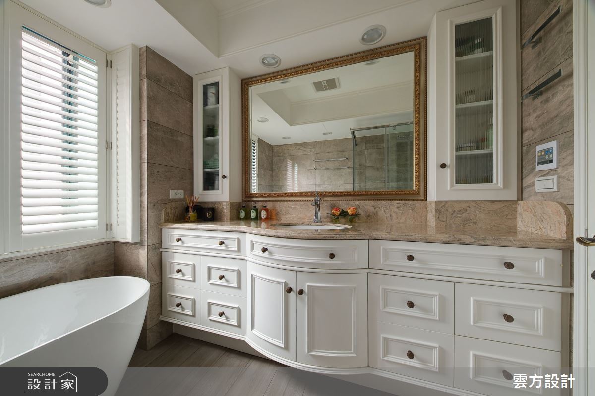 35坪中古屋(5~15年)＿新古典浴室案例圖片＿雲方設計＿雲方_雋永沉穩不朽新古典之26