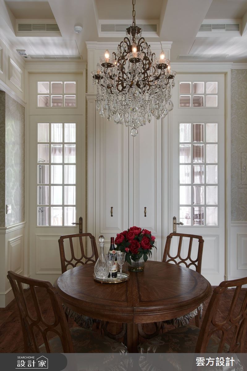 37坪中古屋(5~15年)＿新古典餐廳案例圖片＿雲方設計＿雲方_浪漫情懷美式古典之7