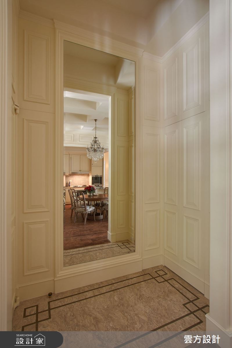 37坪中古屋(5~15年)＿新古典玄關案例圖片＿雲方設計＿雲方_浪漫情懷美式古典之5