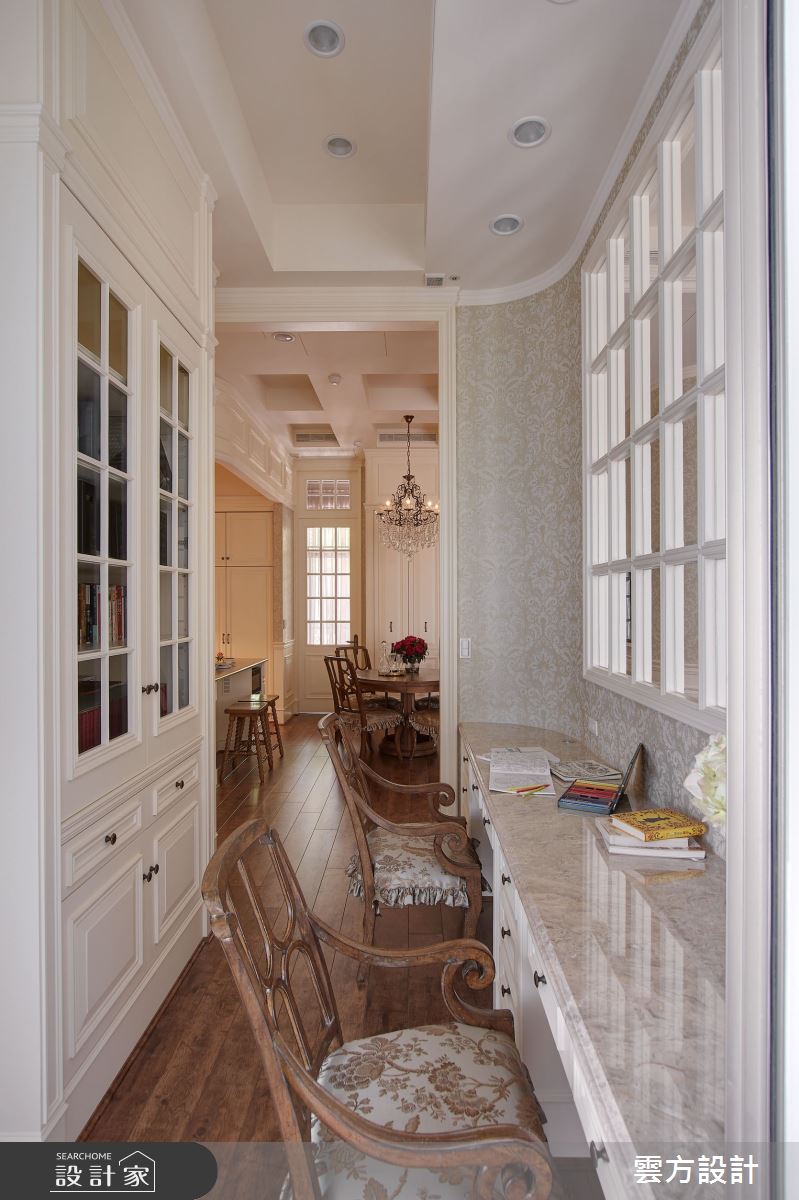 37坪中古屋(5~15年)＿新古典書房案例圖片＿雲方設計＿雲方_浪漫情懷美式古典之13