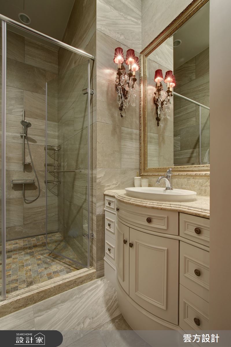 37坪中古屋(5~15年)＿新古典浴室案例圖片＿雲方設計＿雲方_浪漫情懷美式古典之18