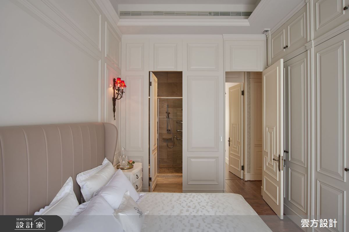 37坪中古屋(5~15年)＿新古典臥室浴室案例圖片＿雲方設計＿雲方_浪漫情懷美式古典之17