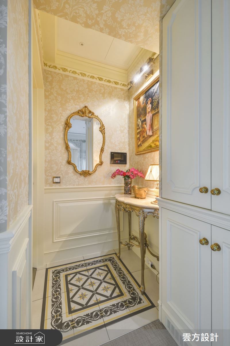 17坪毛胚屋＿新古典玄關案例圖片＿雲方設計＿雲方_雍容典雅奢華之美之1